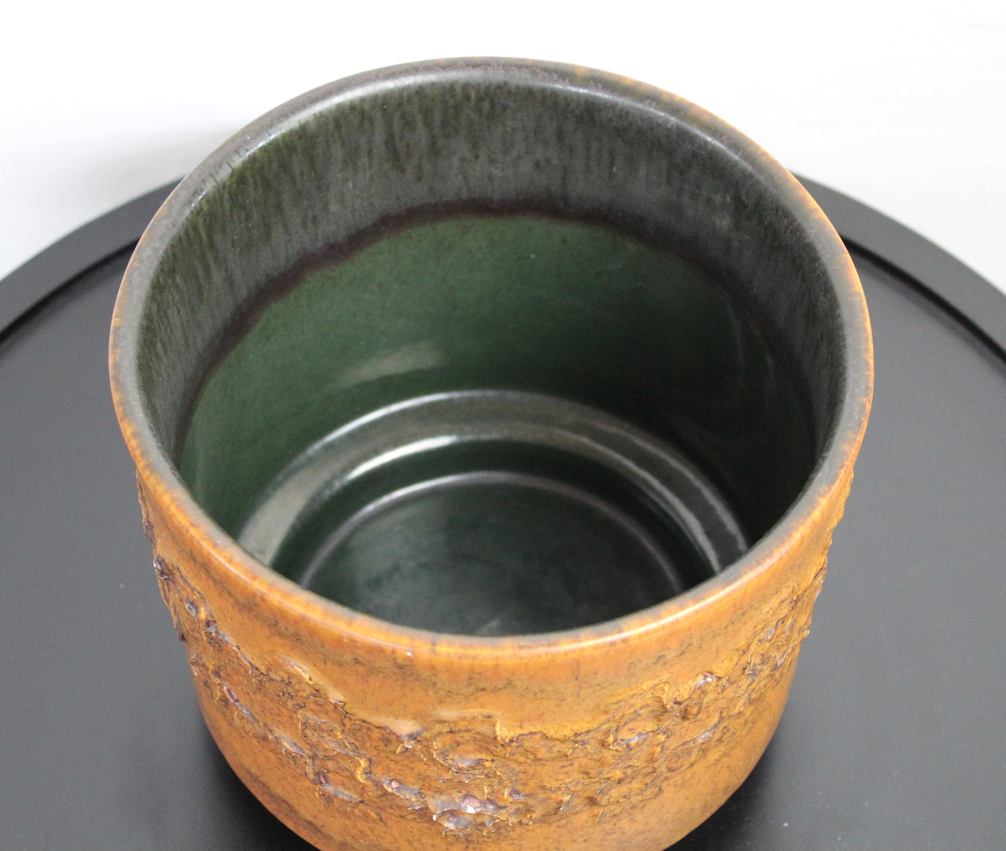 Secondhand - Stor potteskjuler i orange/brun (flere nuancer)