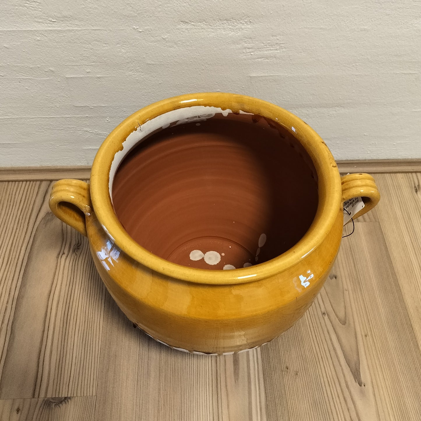 Ib Laursen - Skjuler med hanke og gul løbeglasur AVIGNON H 25 cm