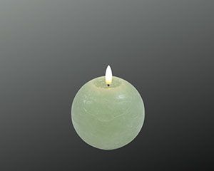 Deko Florale - Kugle LED lys, lysegrøn