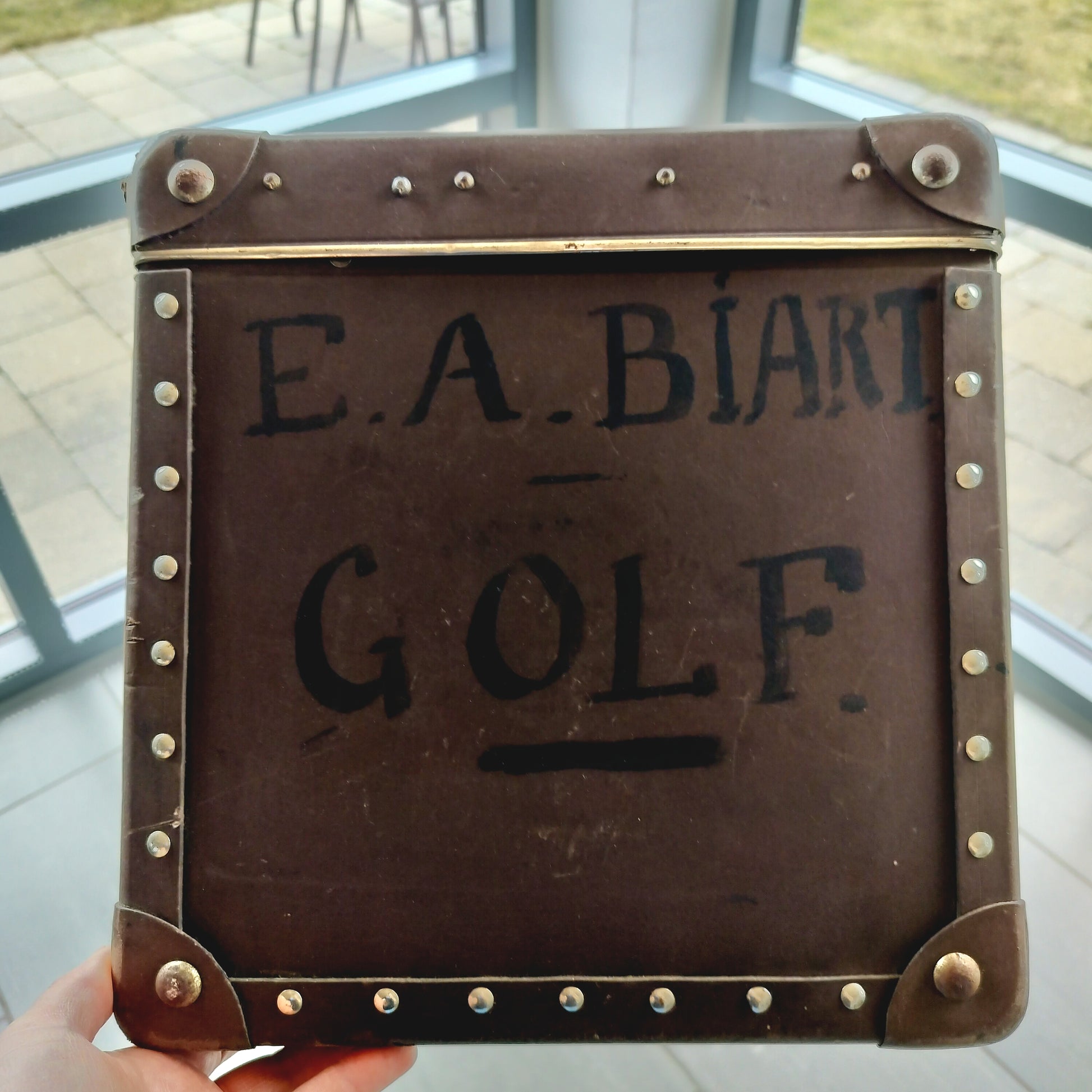 Secondhand - Vintage golf kuffert  L 130 × D 30 × H 35 cm