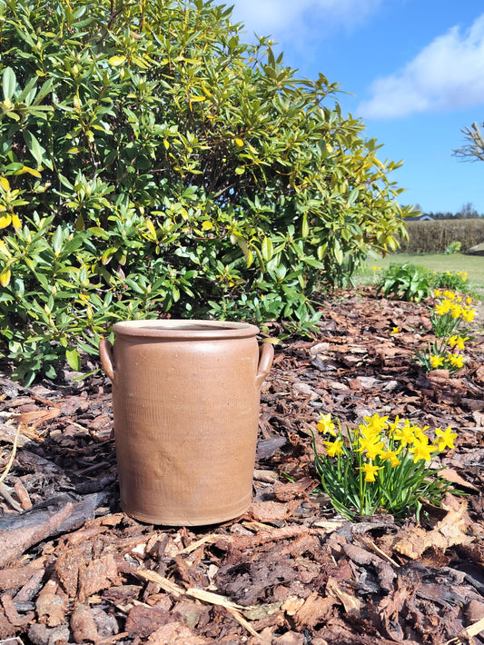 Secondhand - Syltekrukke med ører Ø 19/22,5 x H 24,2 cm