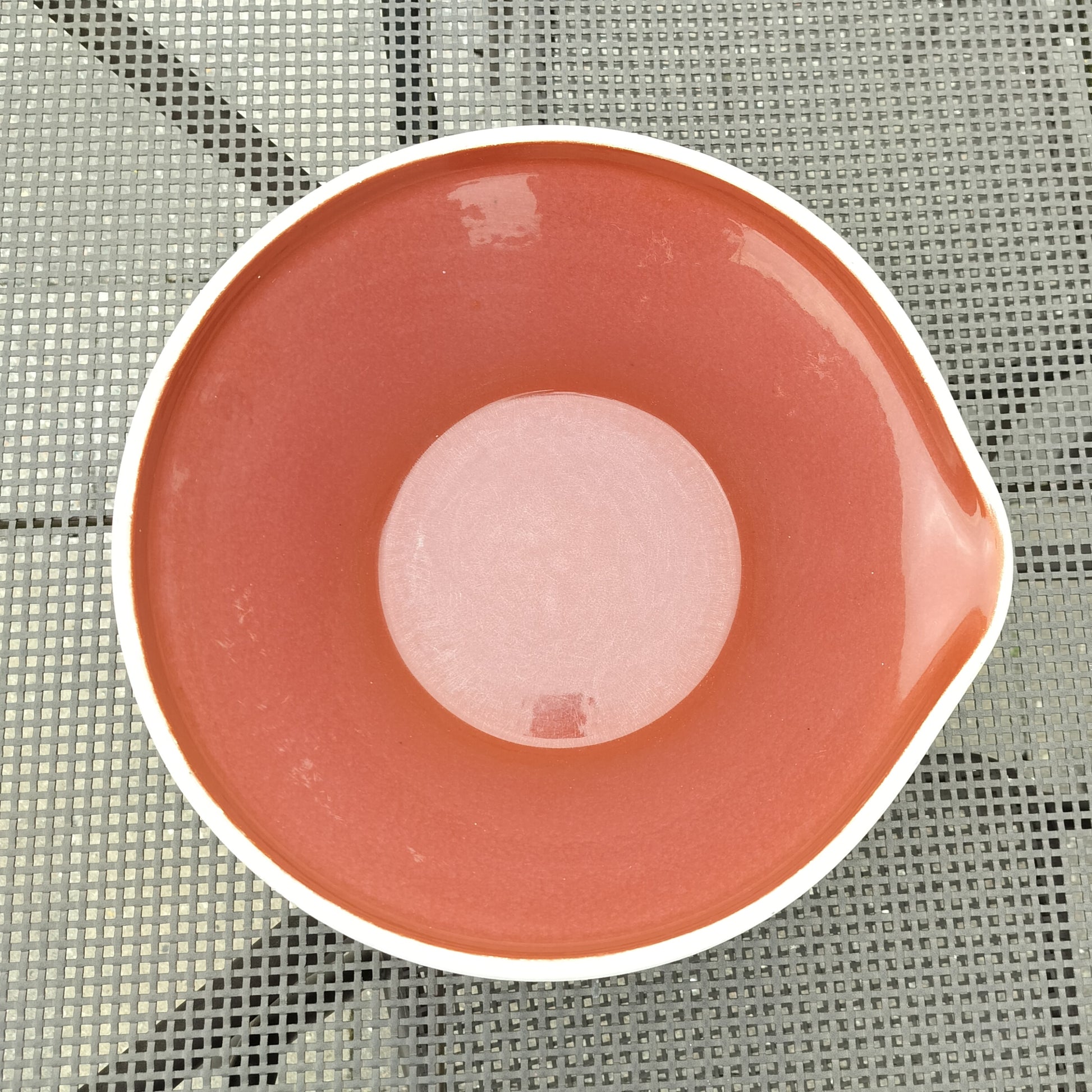Secondhand - Lerfad Ø 33,5/35 x H 12,5 cm