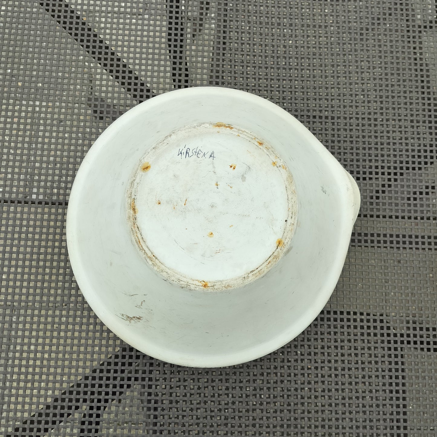 Secondhand - Lerfad Ø 33,5/35 x H 12,5 cm