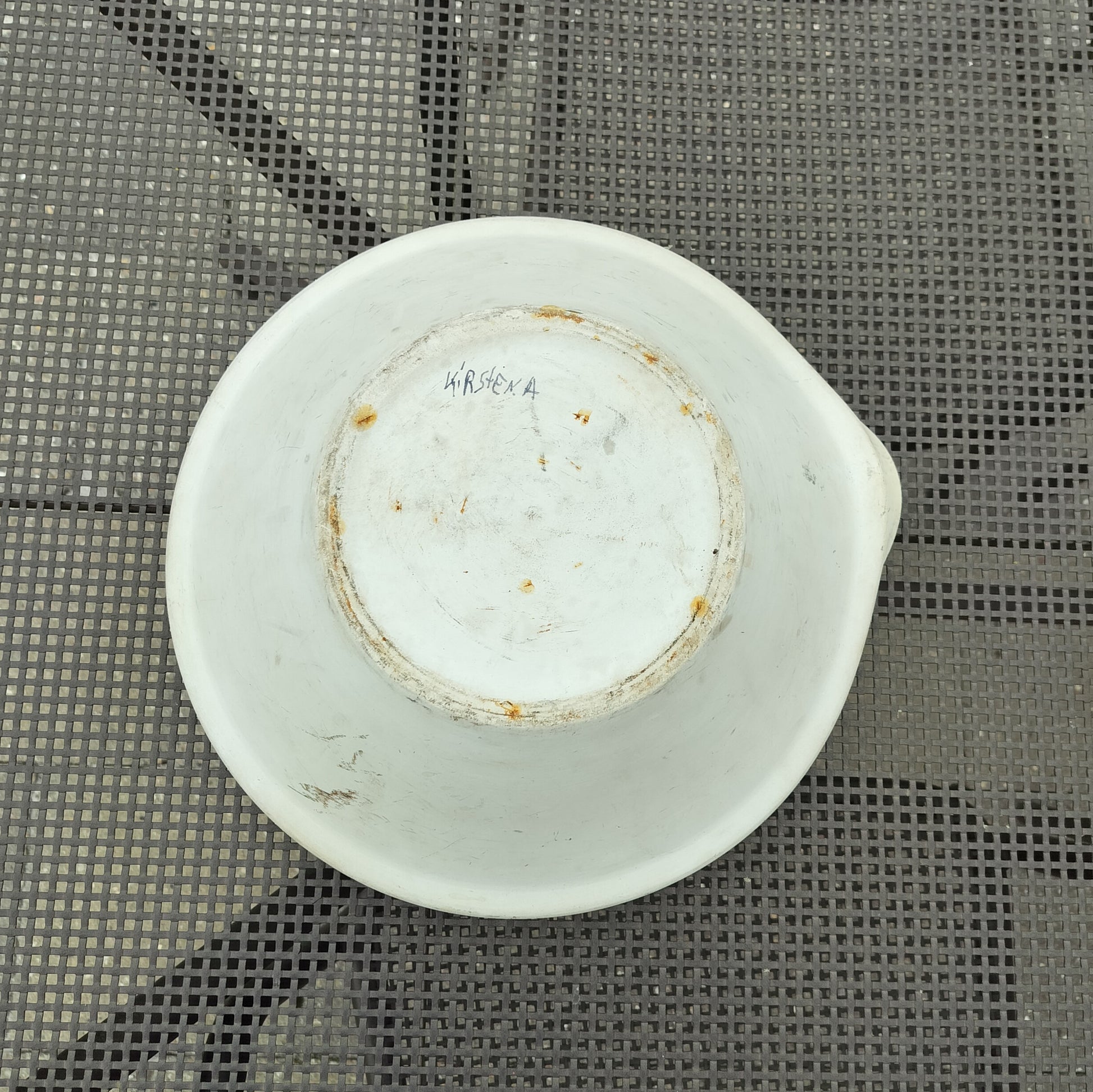 Secondhand - Lerfad Ø 33,5/35 x H 12,5 cm