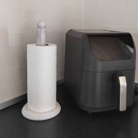 Secondhand - Marmor køkkenrulleholder H 33 cm