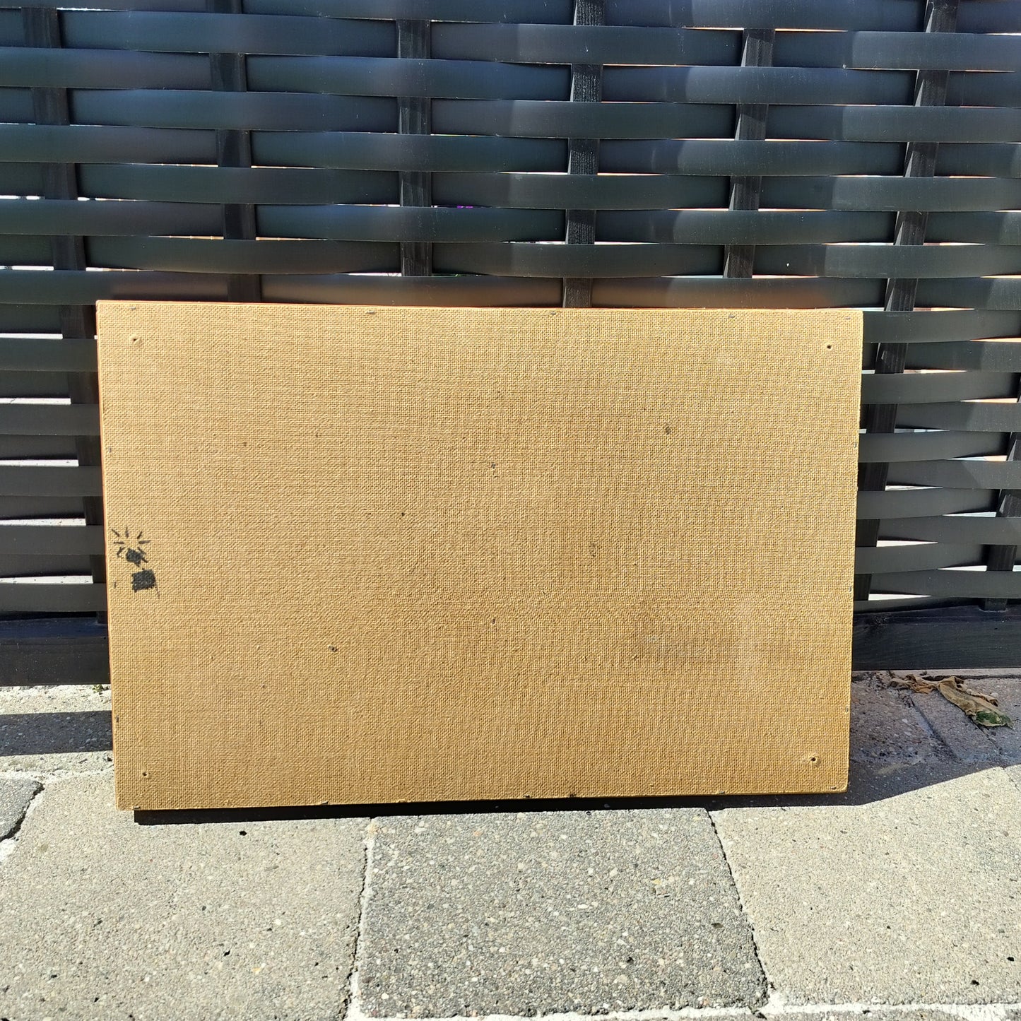 Secondhand - Sættekasse med kork baggrund B 60 x H 40,3 x D 4,5 cm