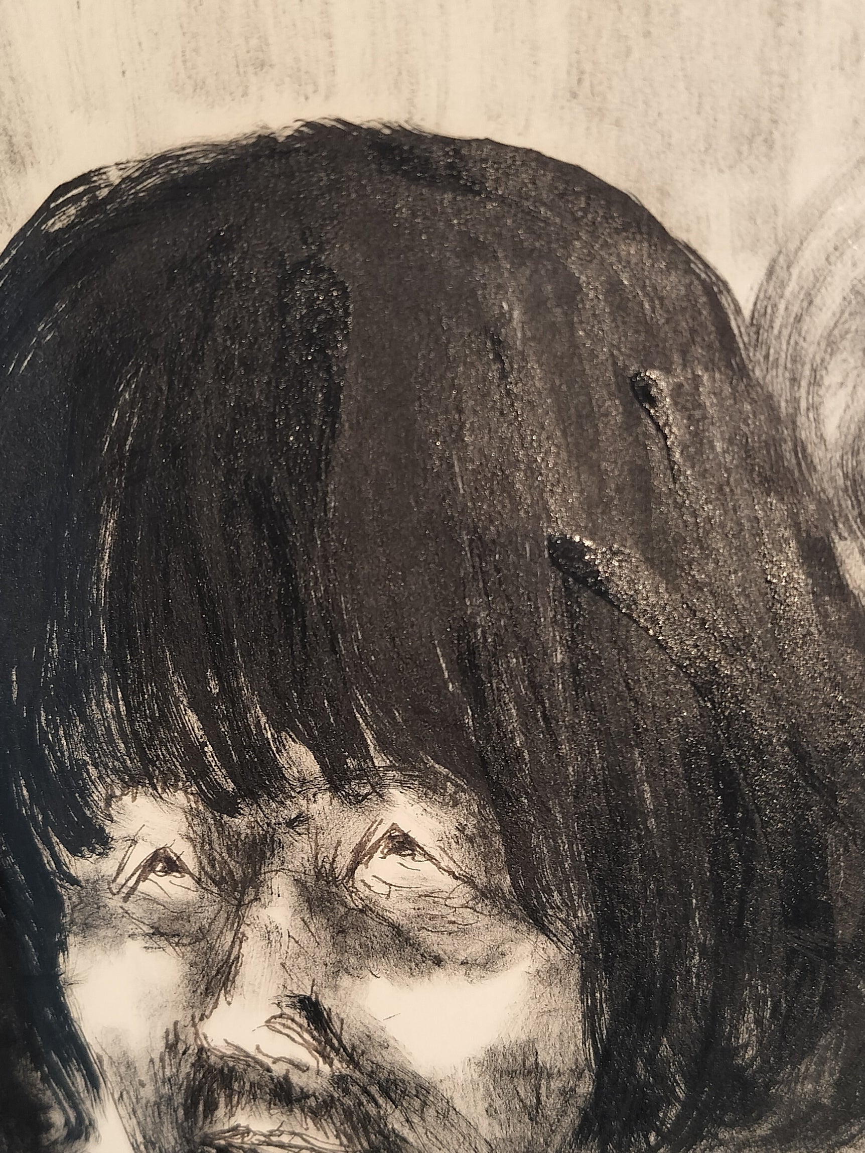 Secondhand - Alibak tegning i ramme B 42,5 x H 52,5 cm