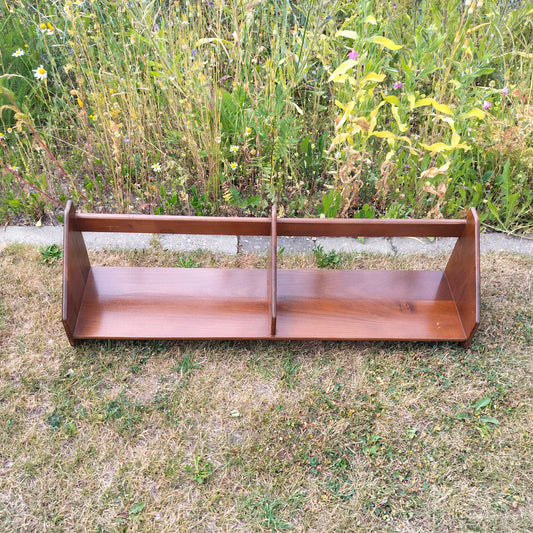 Secondhand - Hylde i mørkt lakeret træ L 80 cm
