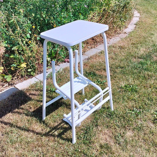 Secondhand - Trappestige hvid retro