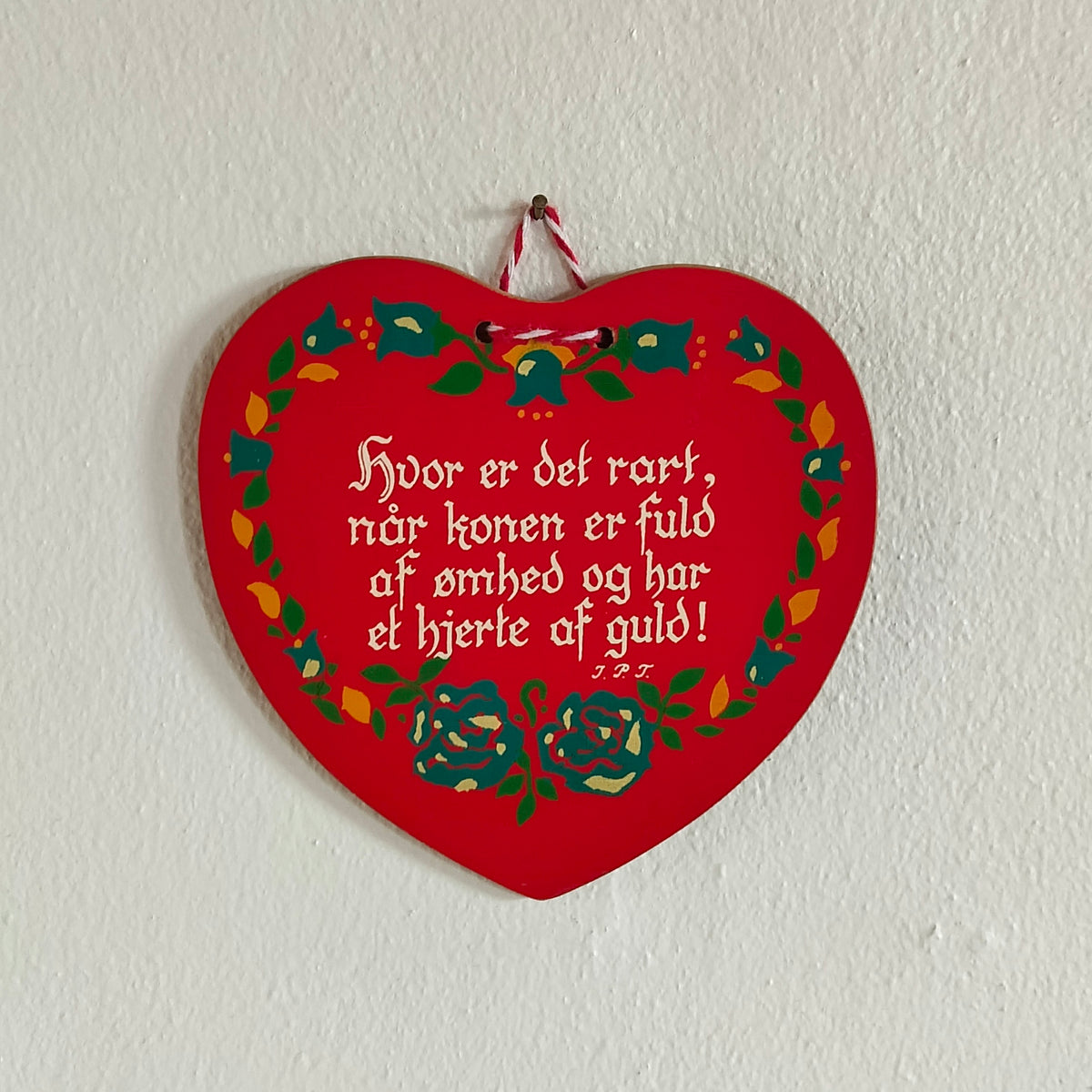 Hvor er det rart, når konen er fuld af ømhed og har et hjerte af guld!