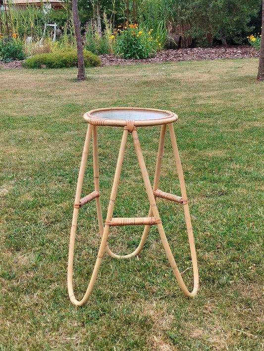 Secondhand - Bambus opsats Ø 25,5/33 x H 49 cm