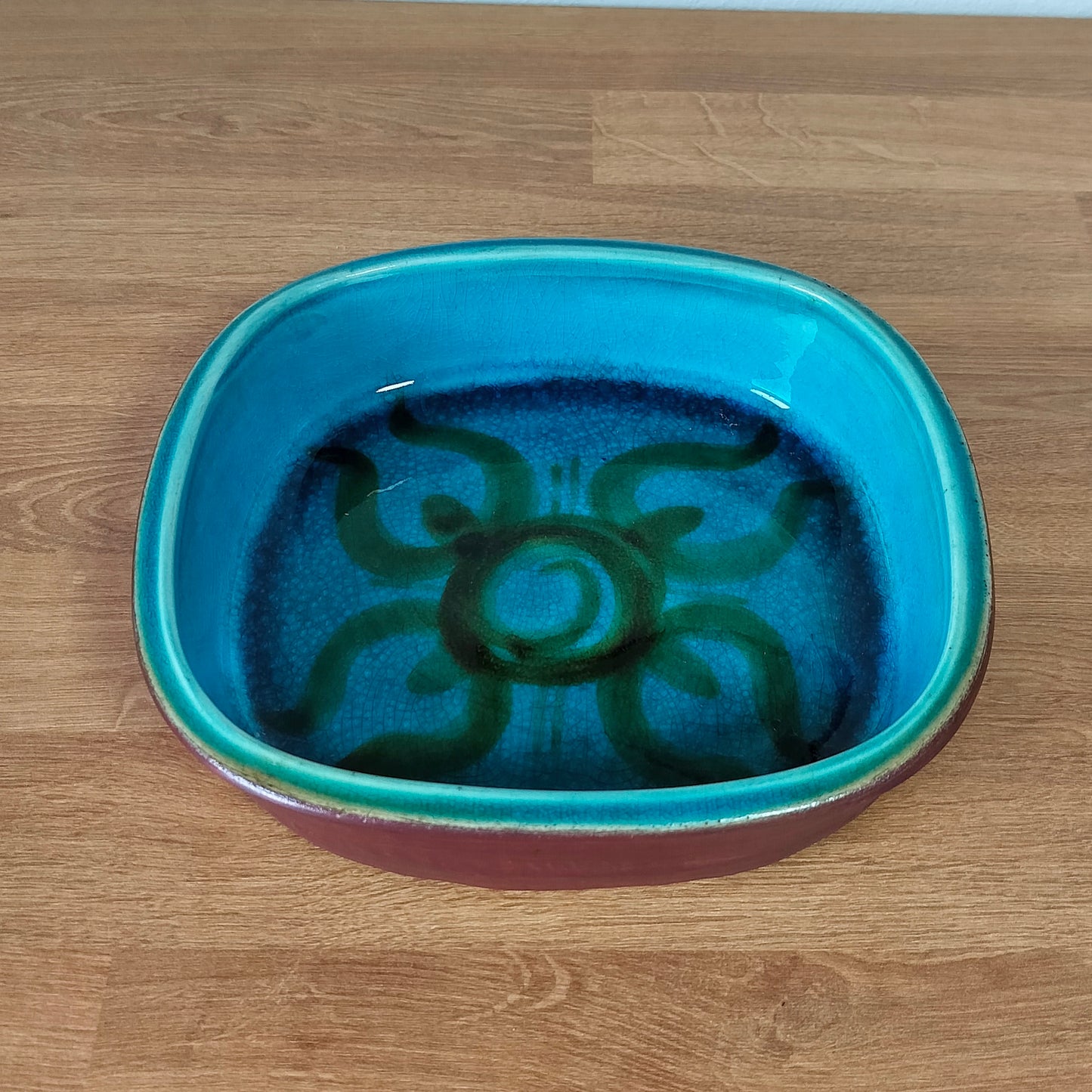 Secondhand Søholm keramik fad L 22,7 x B 20,8 x H 5,5 cm