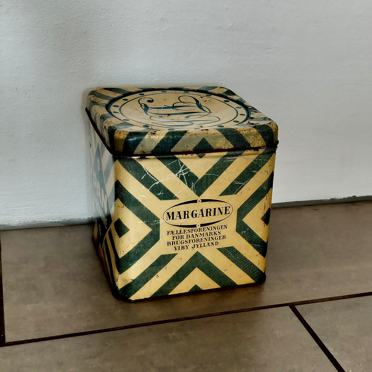 Secondhand - FDB dåse med PAN Margarine