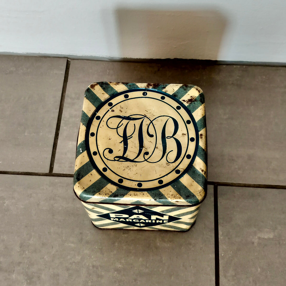 Secondhand - FDB dåse med PAN Margarine