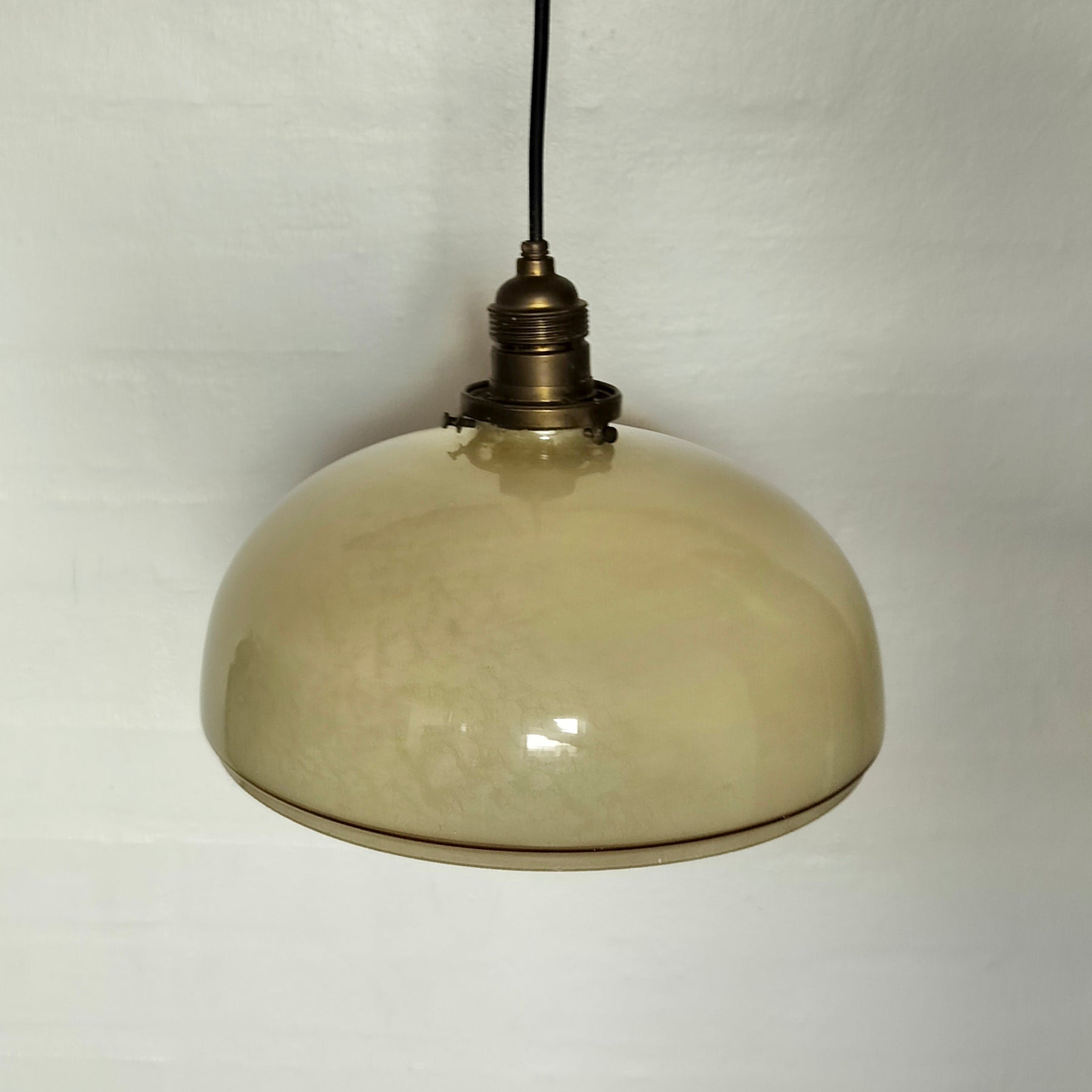 Secondhand - Glas loftlampe Ø 26 cm