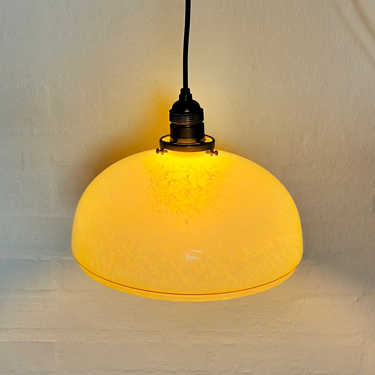 Secondhand - Glas loftlampe Ø 26 cm