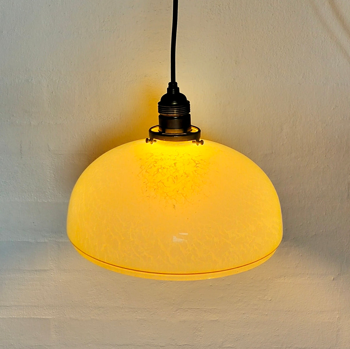 Secondhand - Glas loftlampe Ø 26 cm