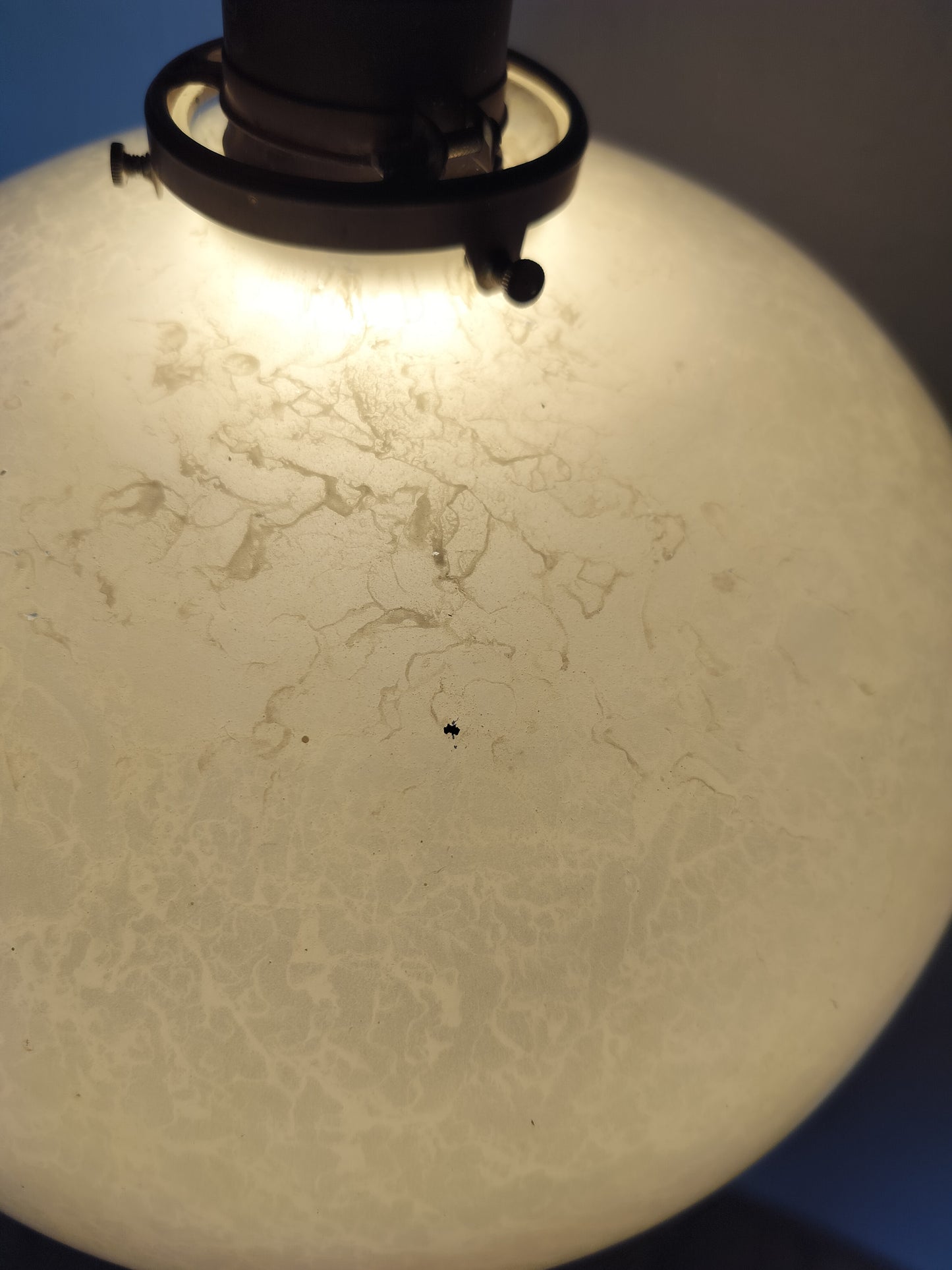 Secondhand - Glas loftlampe Ø 26 cm