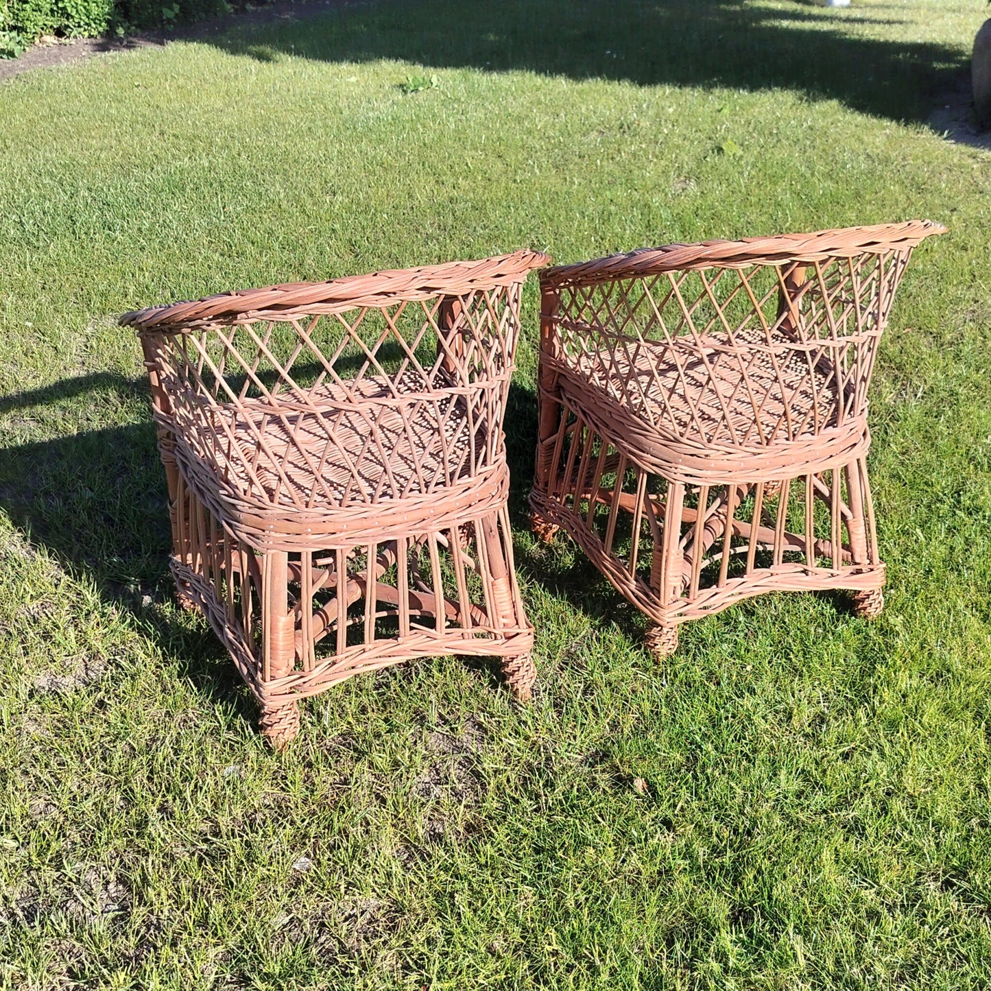 Secondhand - Flettet børnekurvestol