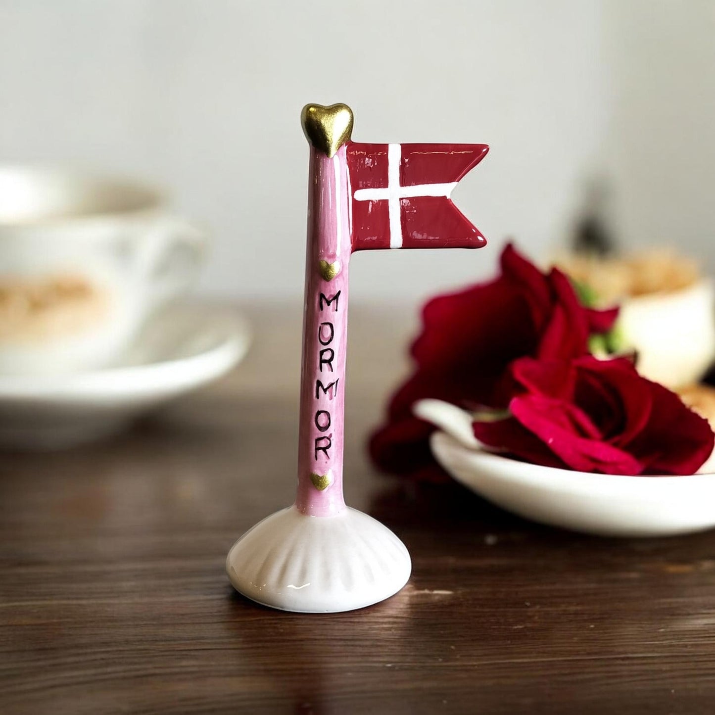 Keramik flag MORMOR 8 x 5 x 14 cm