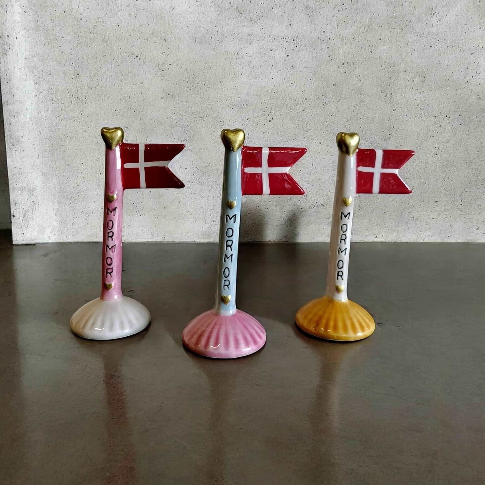 Keramik flag MORMOR 8 x 5 x 14 cm