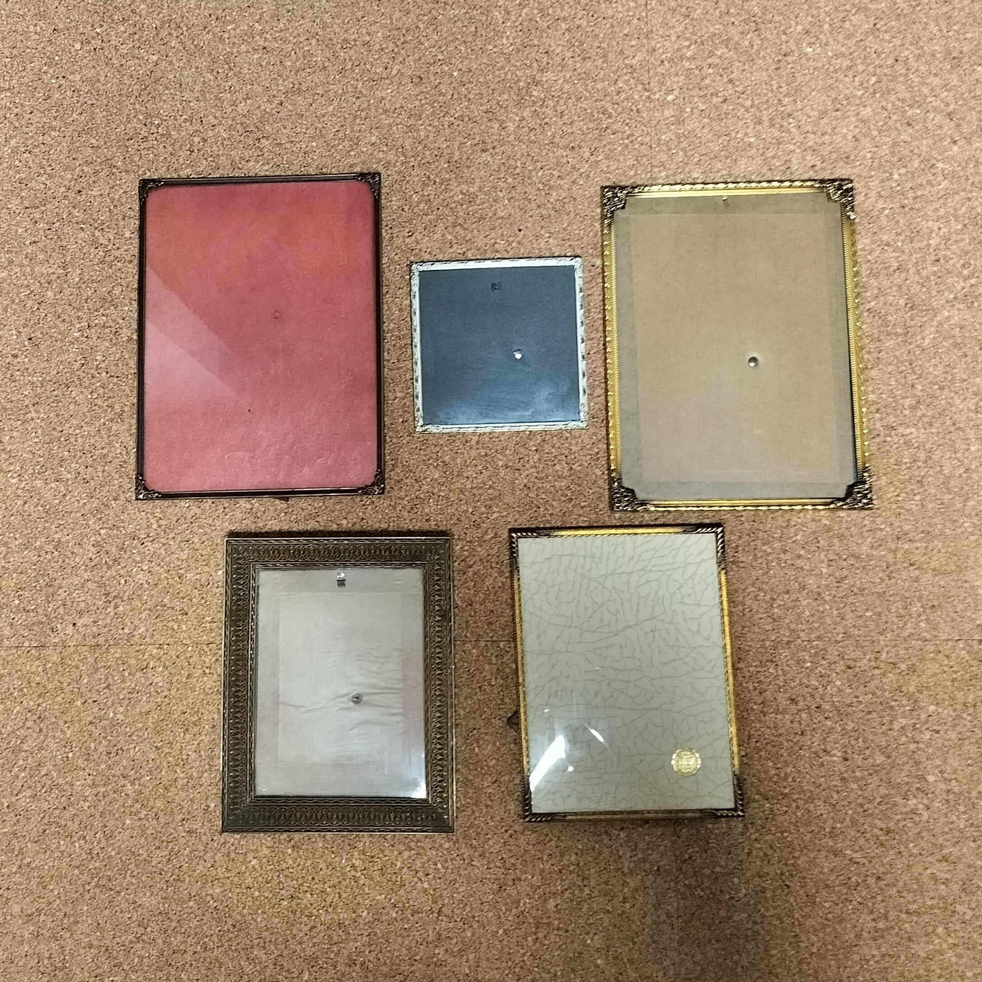 Secondhand - 5 stk. retro billedrammer (23)