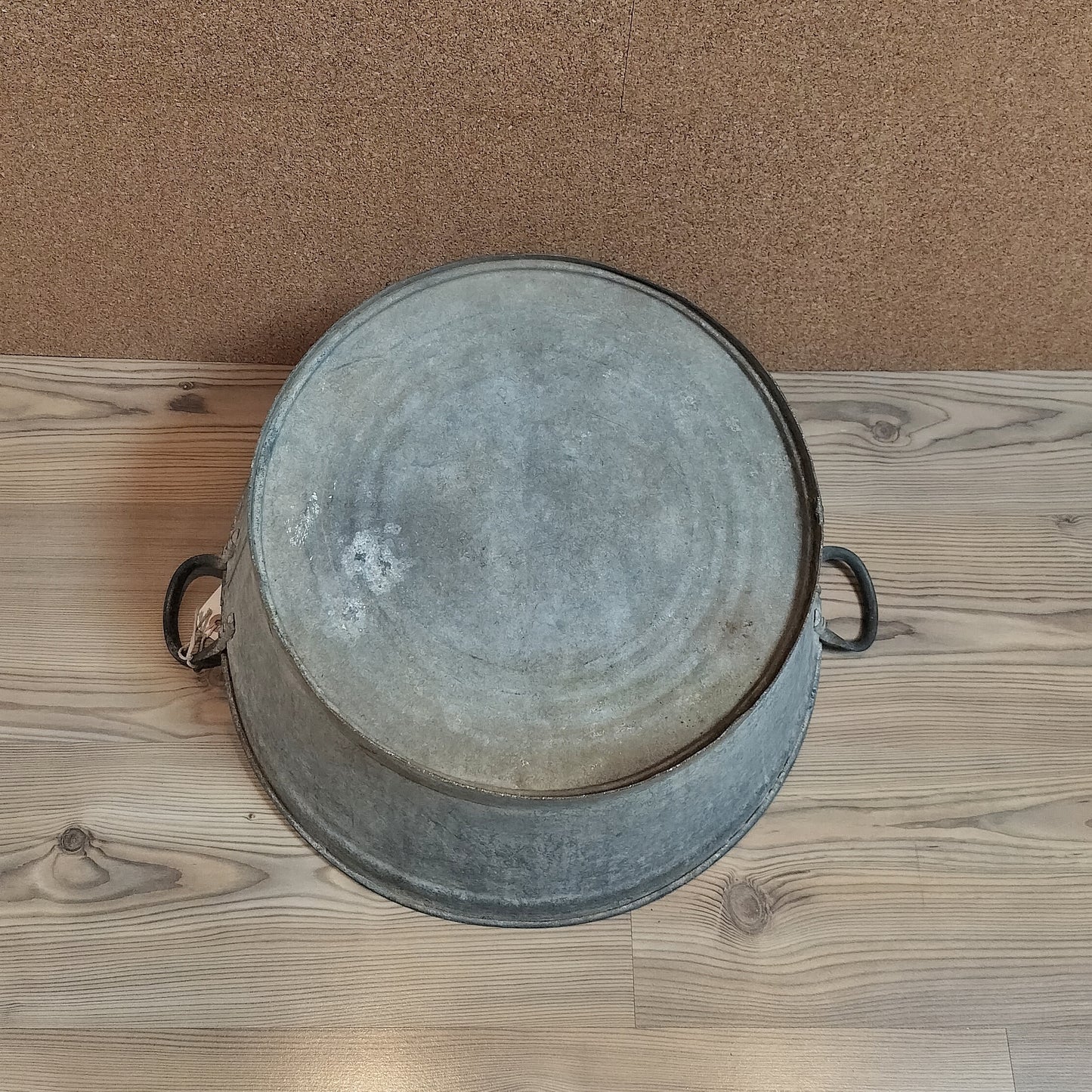 Secondhand - Gammel rund zink balje