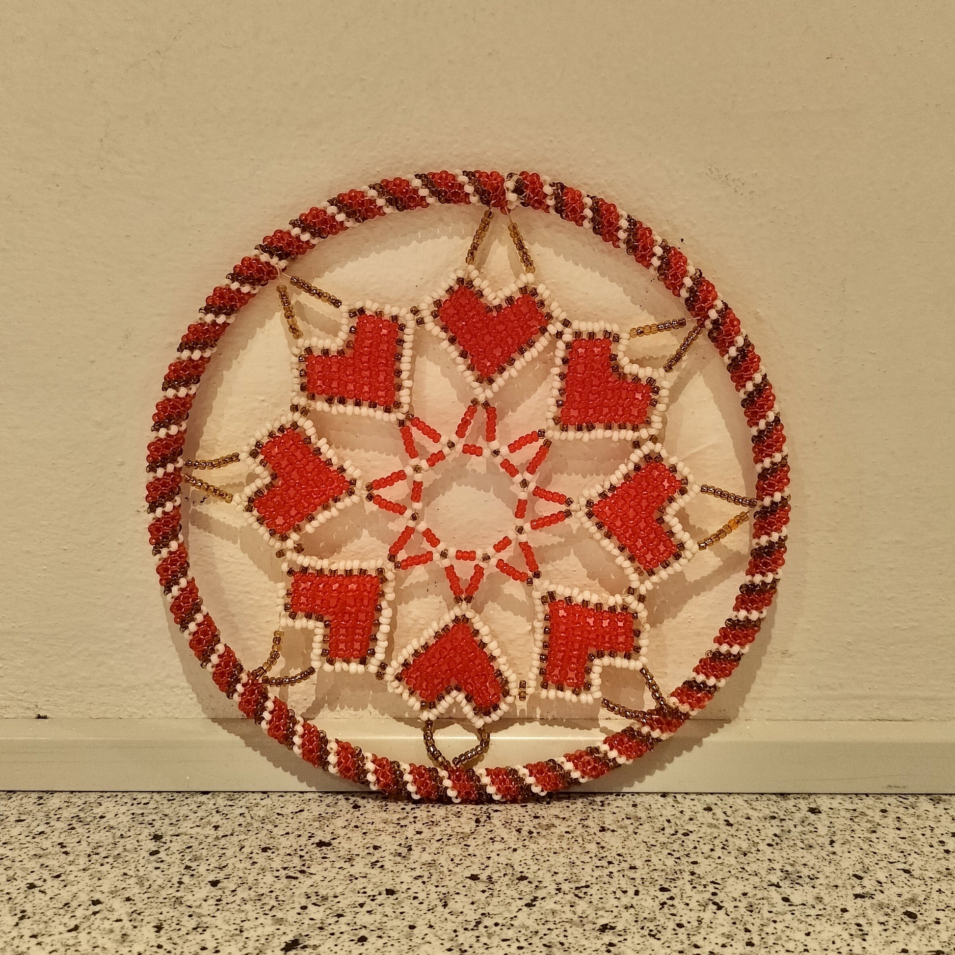 Secondhand - Perlering med hjerter