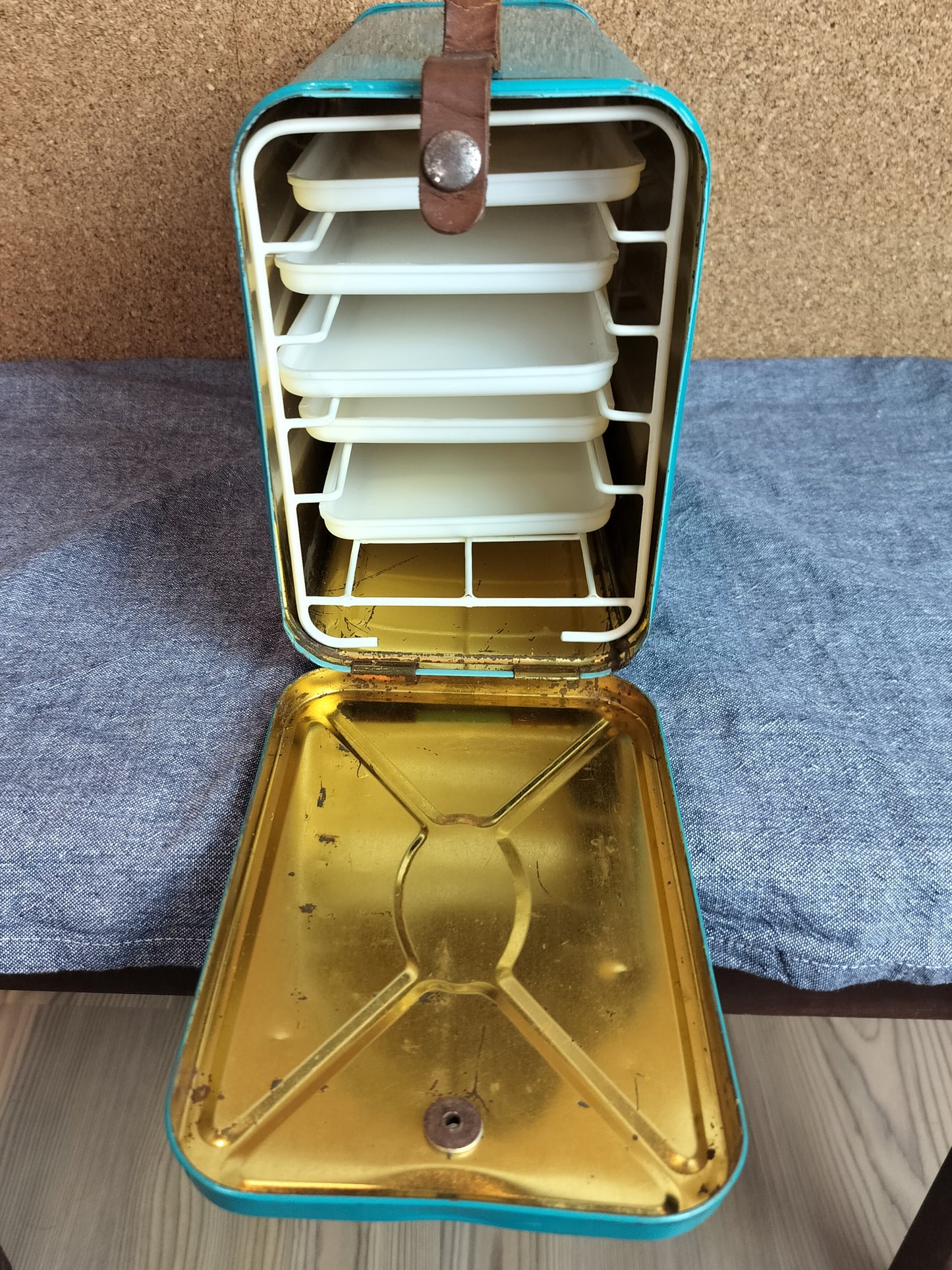 Secondhand - Retro madkasse med bakker