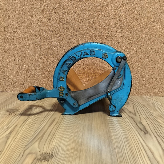 Secondhand - Raadvad brødskærer lyseblå