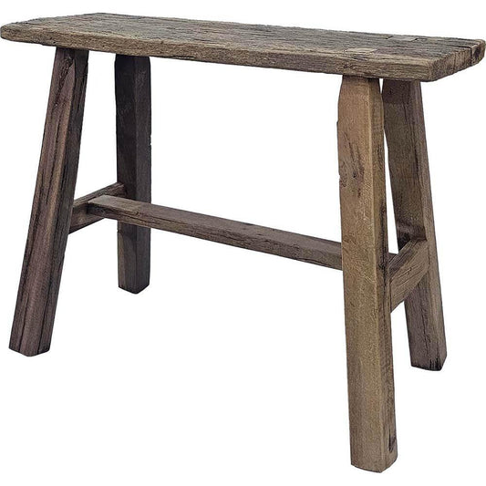 Træskammel/bænk H 44 x L 40 x D:28 cm model Veng
