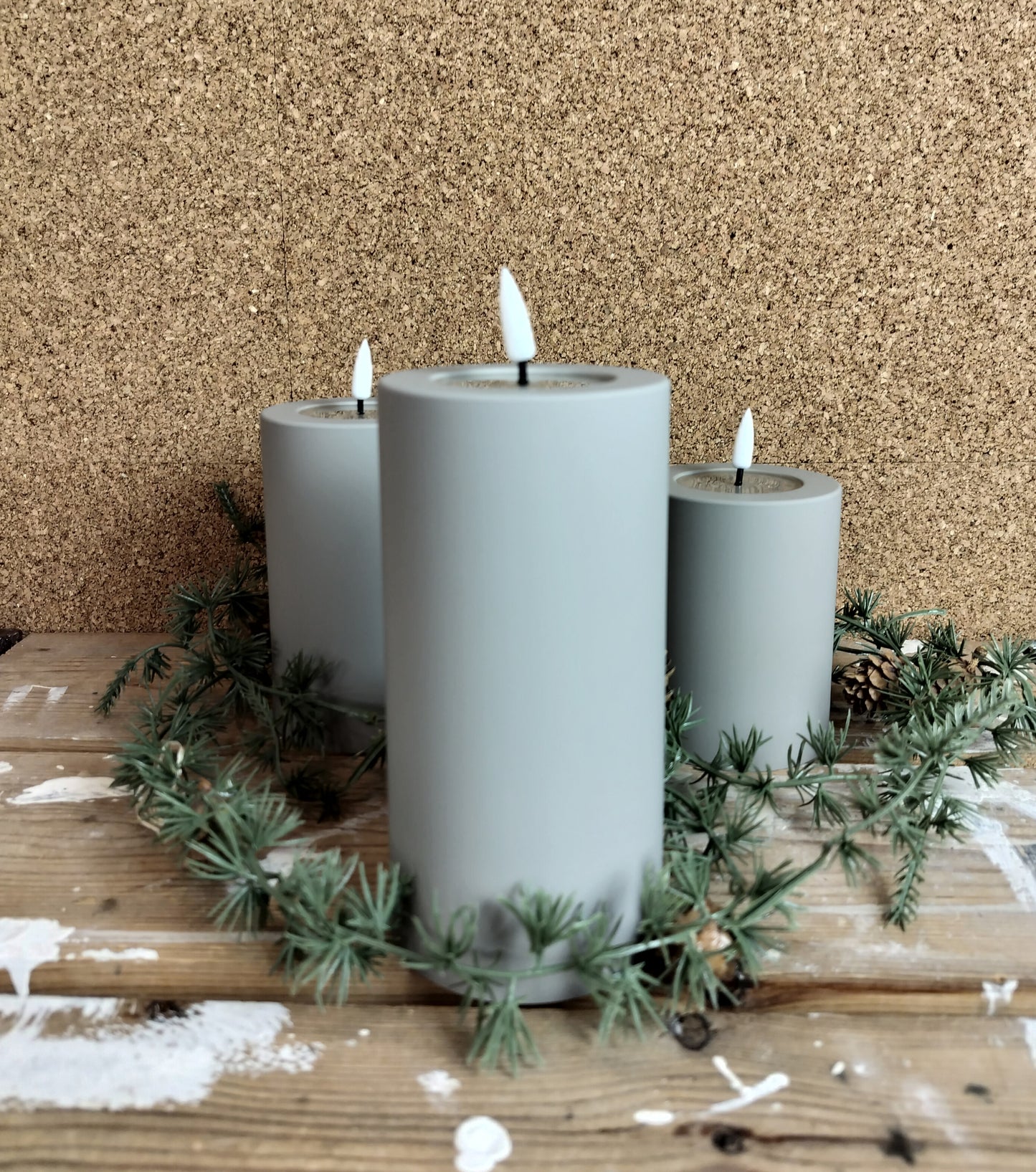 Udendørs Bloklys STØVET SAND - 3 størrelser