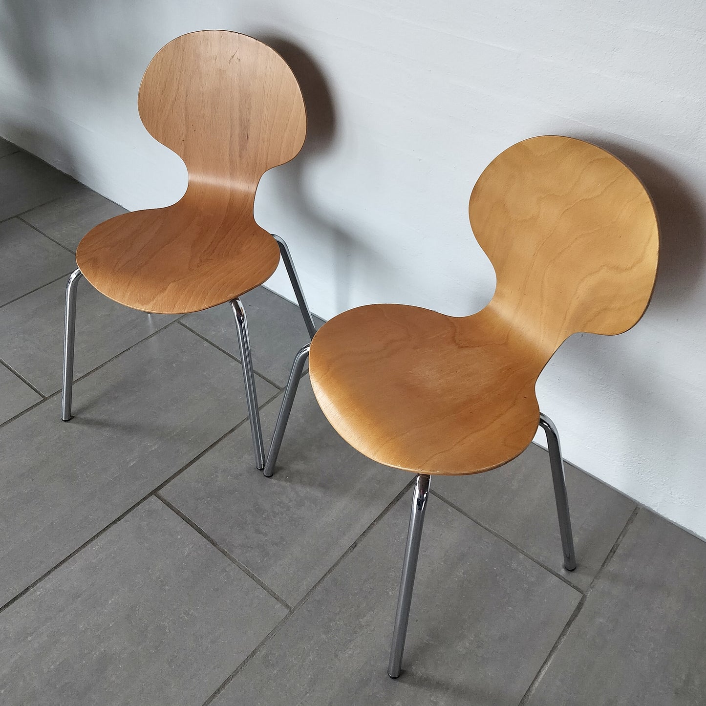 Secondhand - Børnestol lys træ