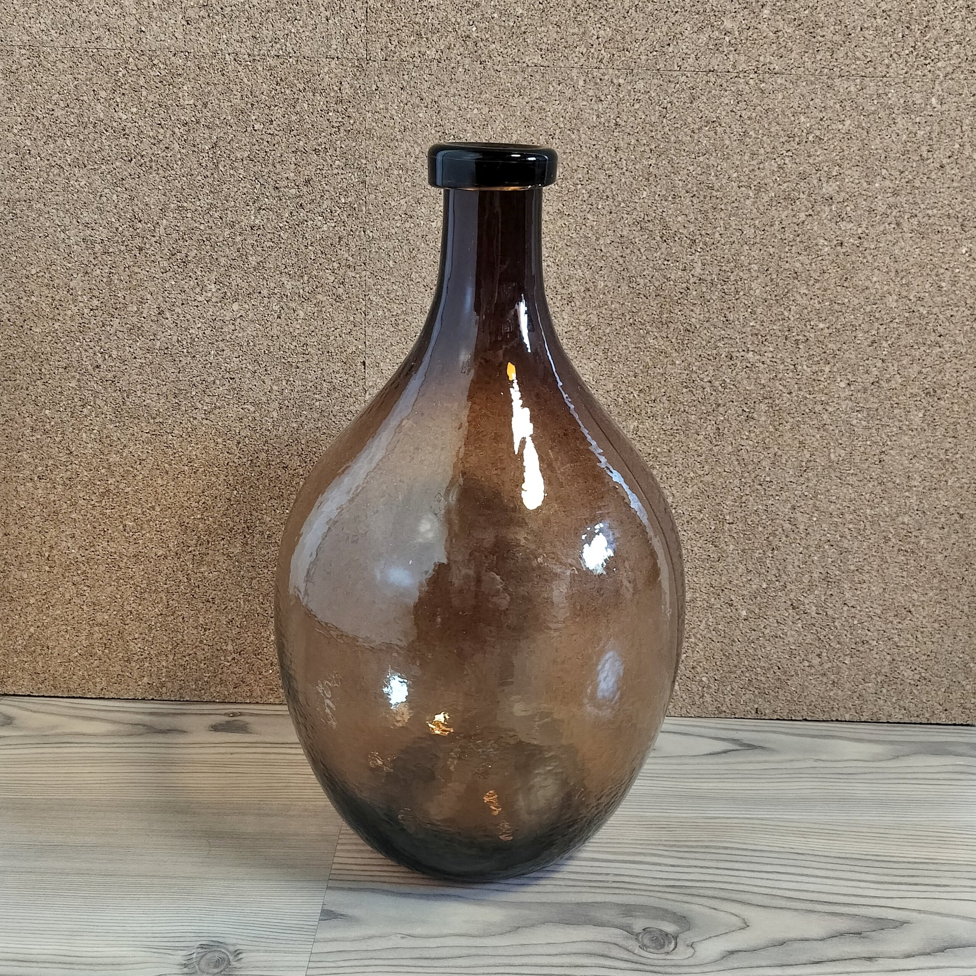 Secondhand - Glasballon brun H 44 cm