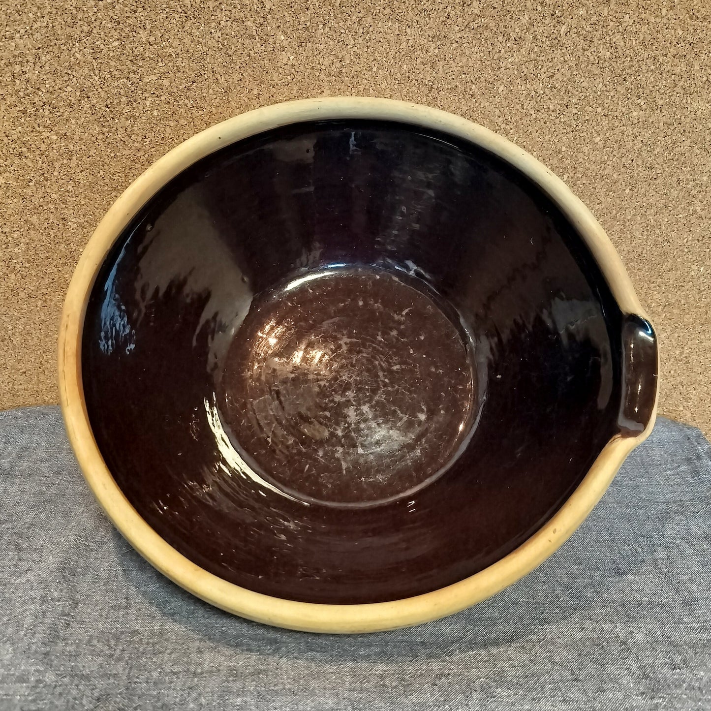 Secondhand - Stort lerfad fra Dania Ø 37/38 x H 12 cm