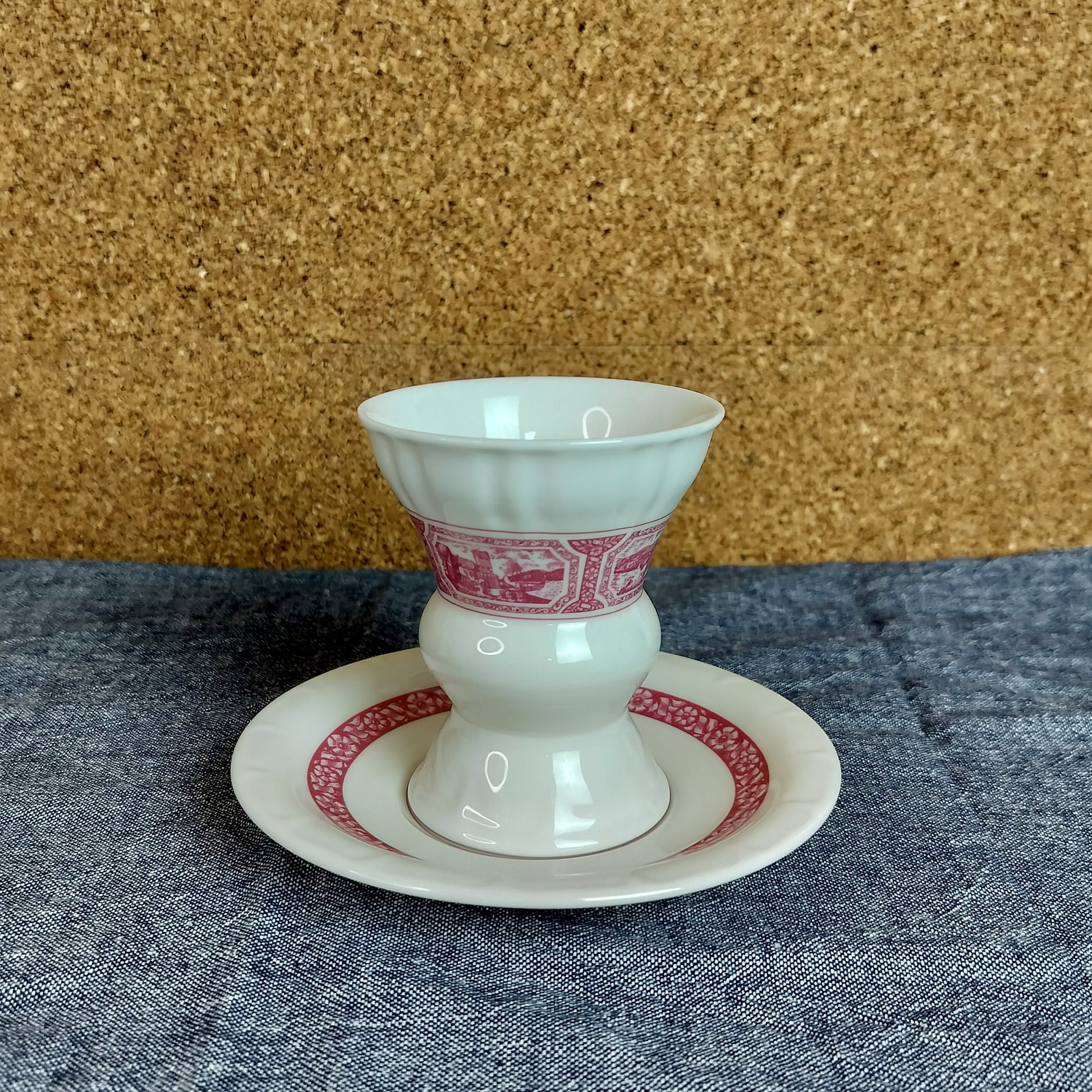 Secondhand - Espresso kop med underkop 4 sæt fra Bach Collection