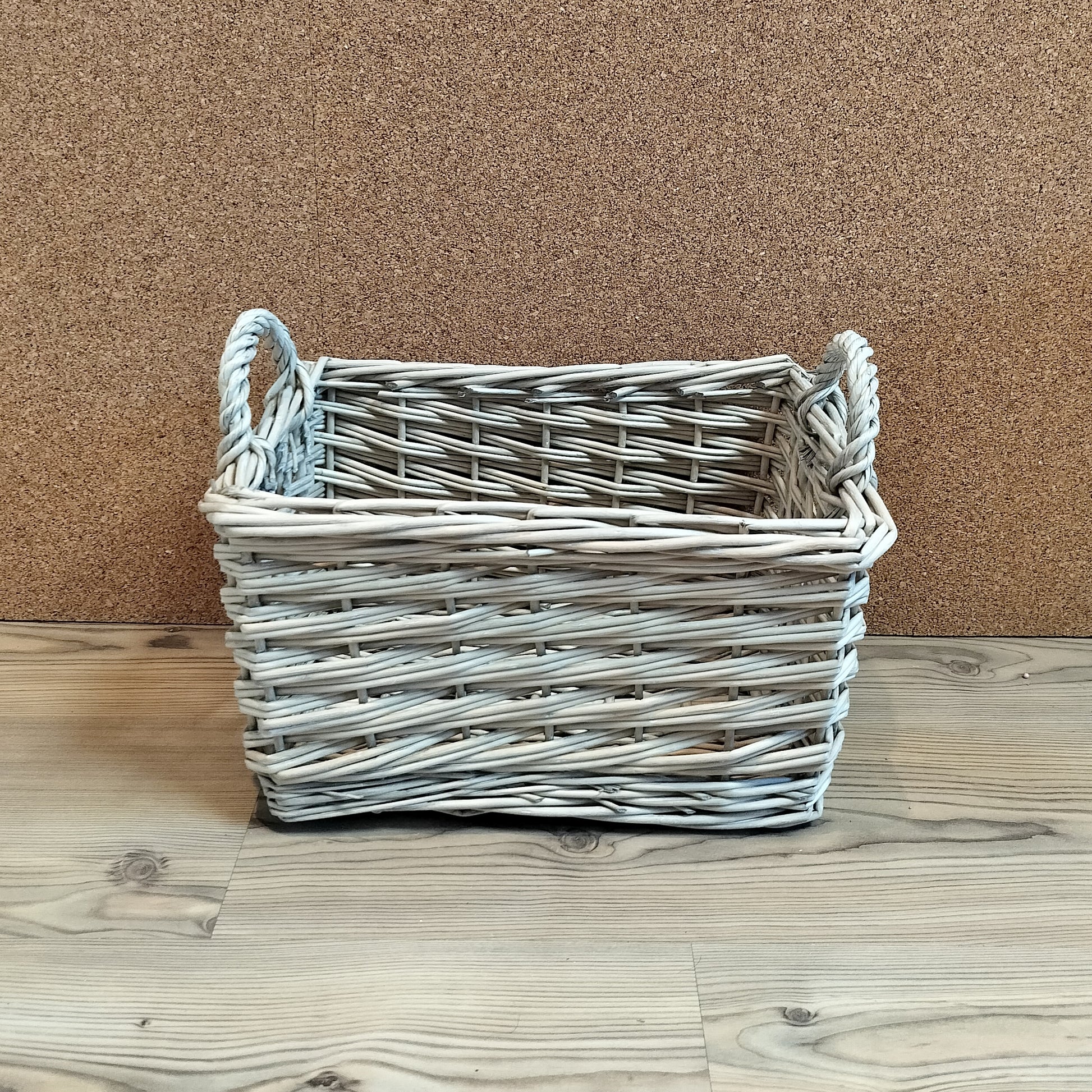 Fletkurv i pil - Small L 37,5 × B 25,5 × H 22 cm.