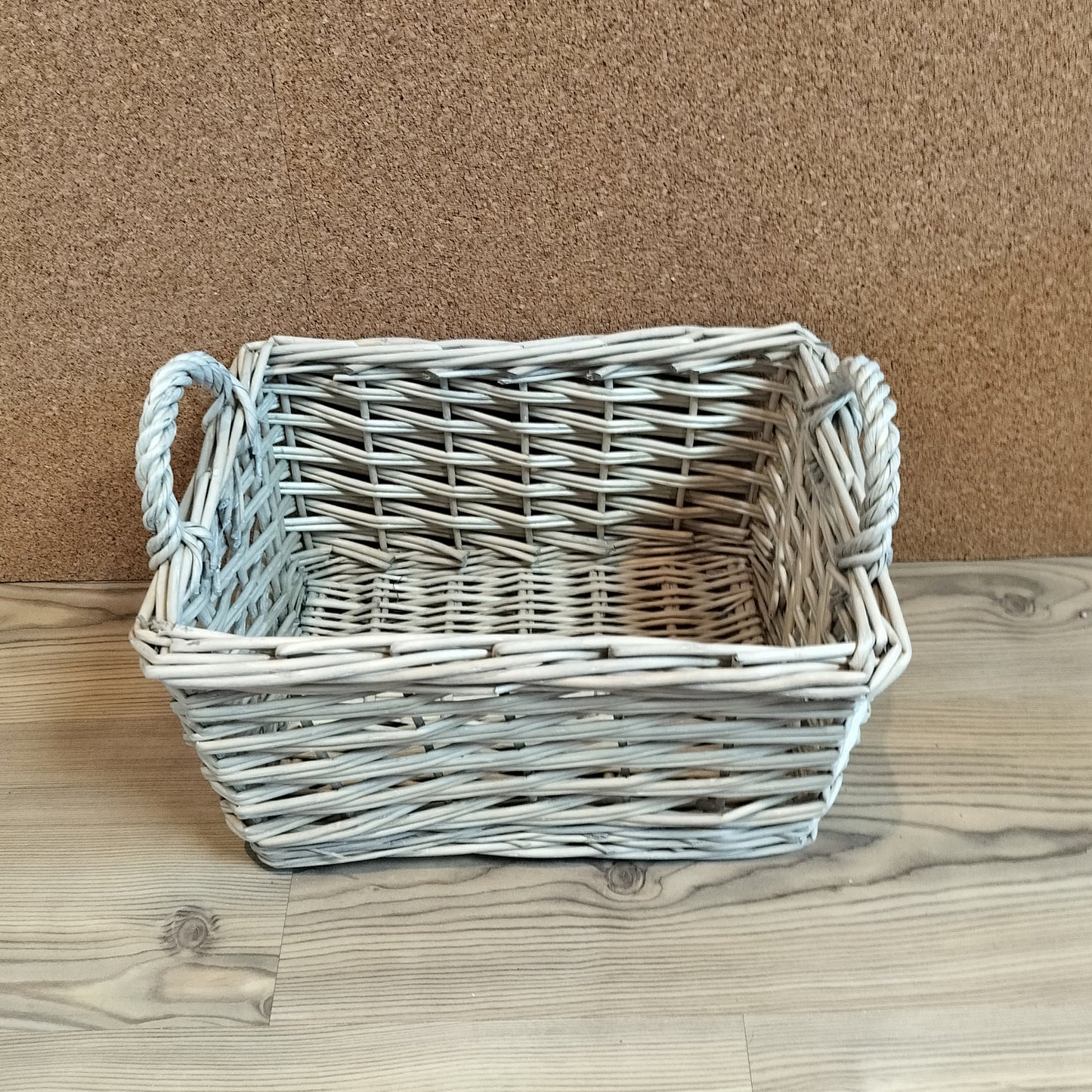 Fletkurv i pil - Small L 37,5 × B 25,5 × H 22 cm.