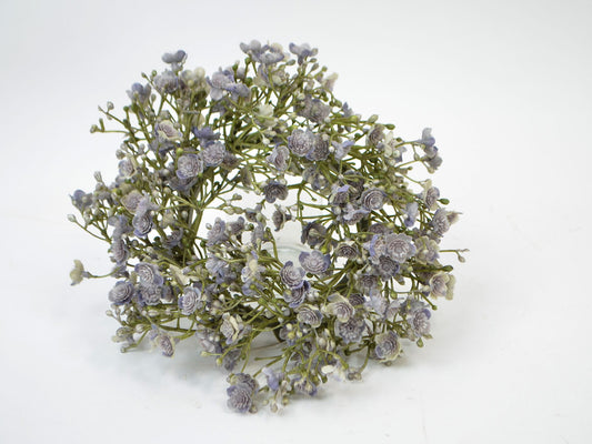 Deko Florale - 1 kunstig krans Gypso (brudeslør), grå-lyslilla farve Ø 20 cm