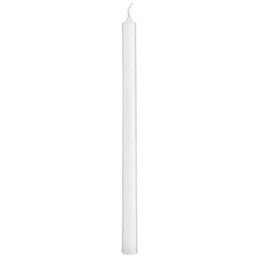 hvid kertelys Ø 1,3 x H 20 cm