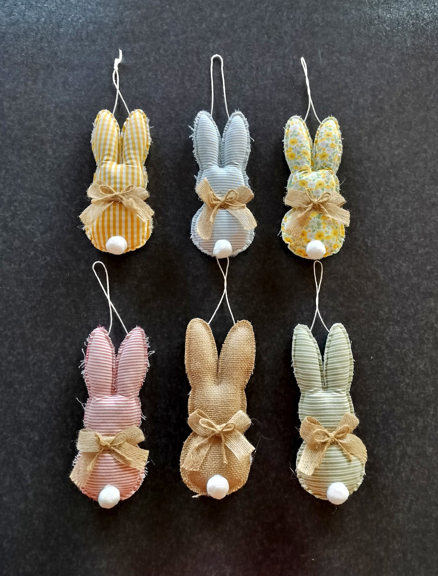 Ib Laursen - Påskehare sæt med 6 forskellige farver og mønstre (udstillingsmodeller)