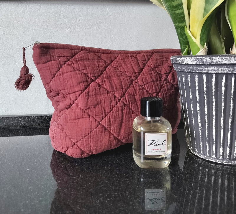 Ib Laursen - Toilettaske quiltet Coral Almond