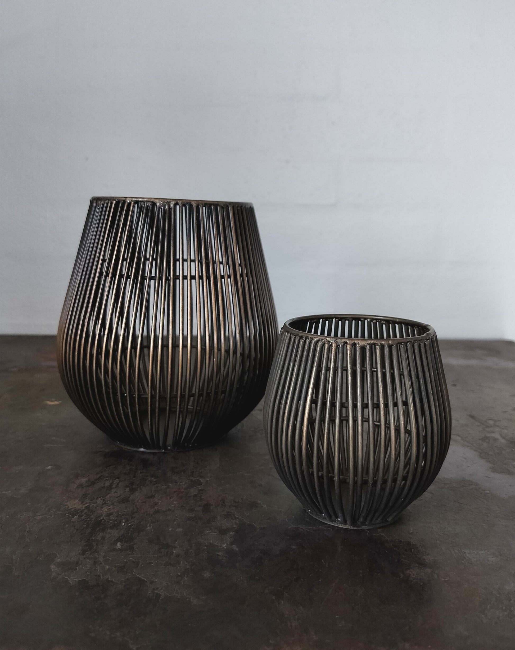 Ib Laursen - Helsinki Hurricane Lanternesæt messing look