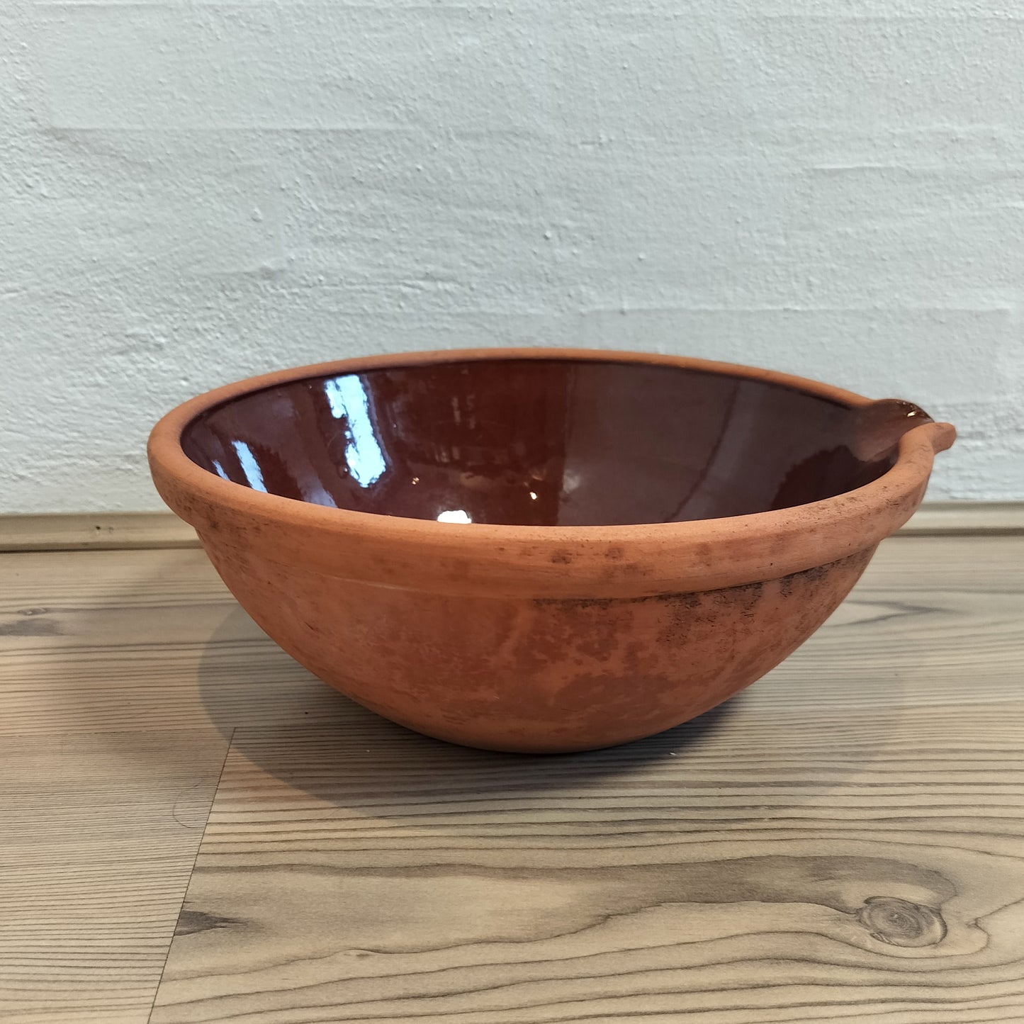 Secondhand - Lerfad fra Knabstrup Ø 27/29 x H 10,5 cm