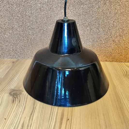 Secondhand - sort industrilampe (lille)