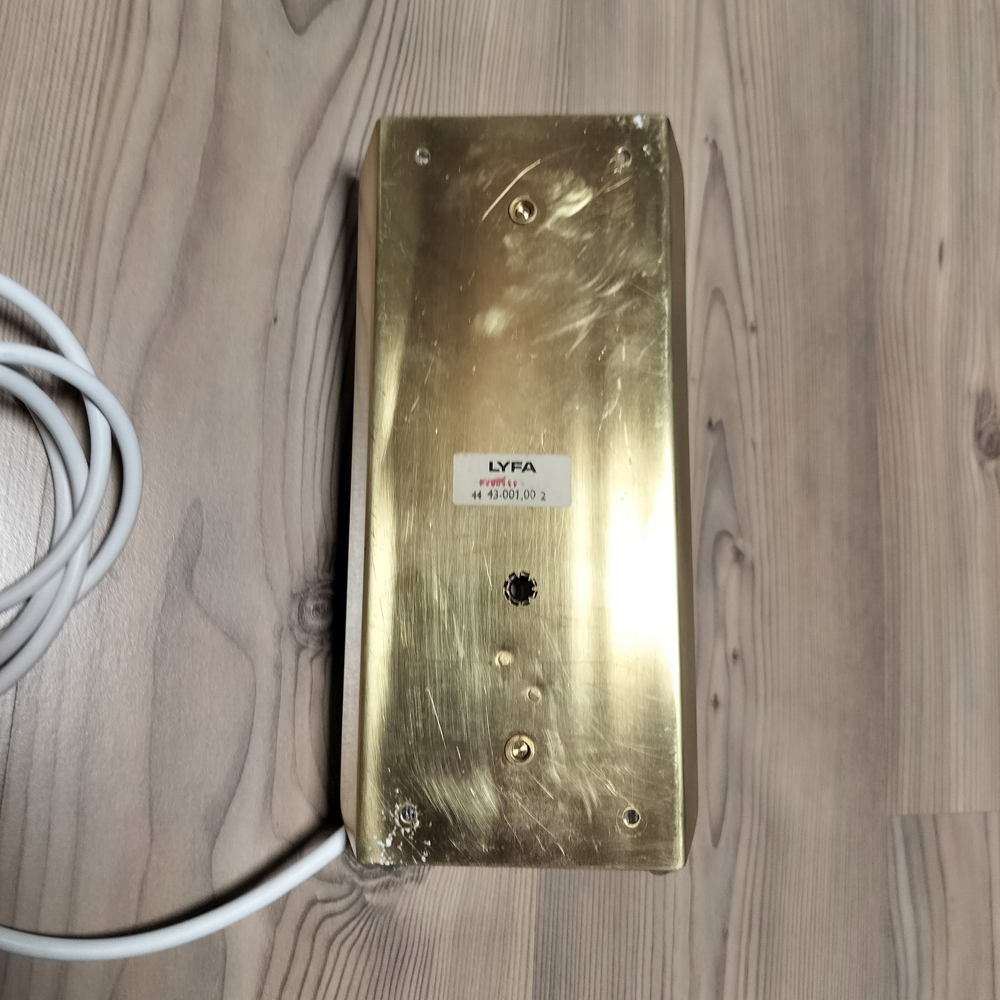 Secondhand - Lyfa/Orrefors væglampe bagside