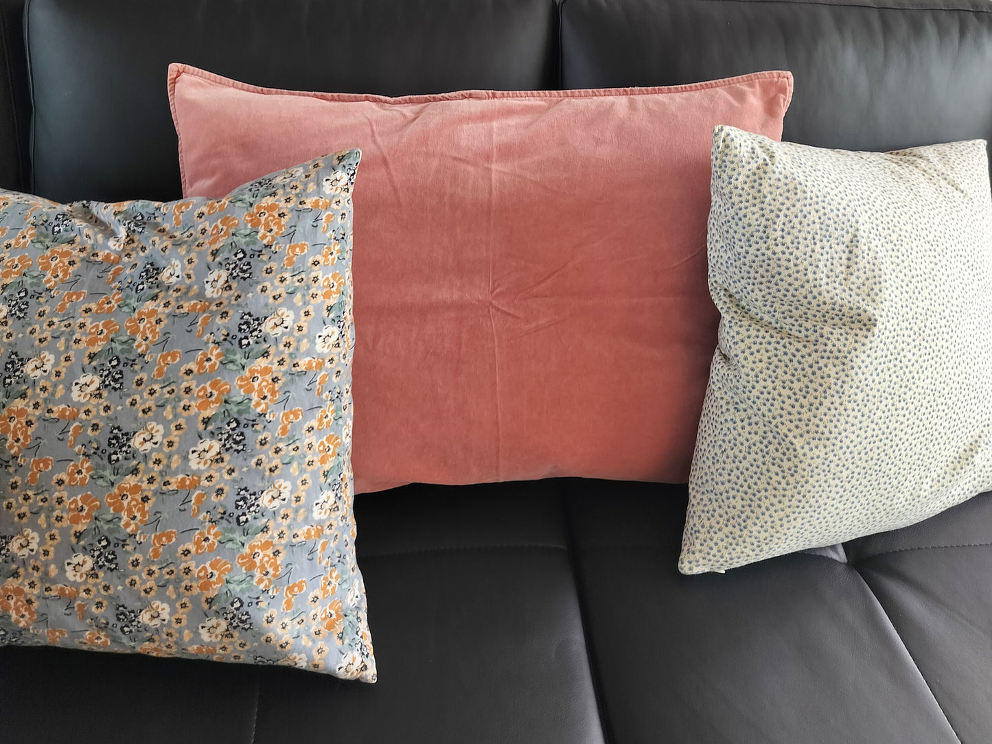 Ib Laursen - Pudebetræk Velour STØVET CORAL 72 x 52 cm