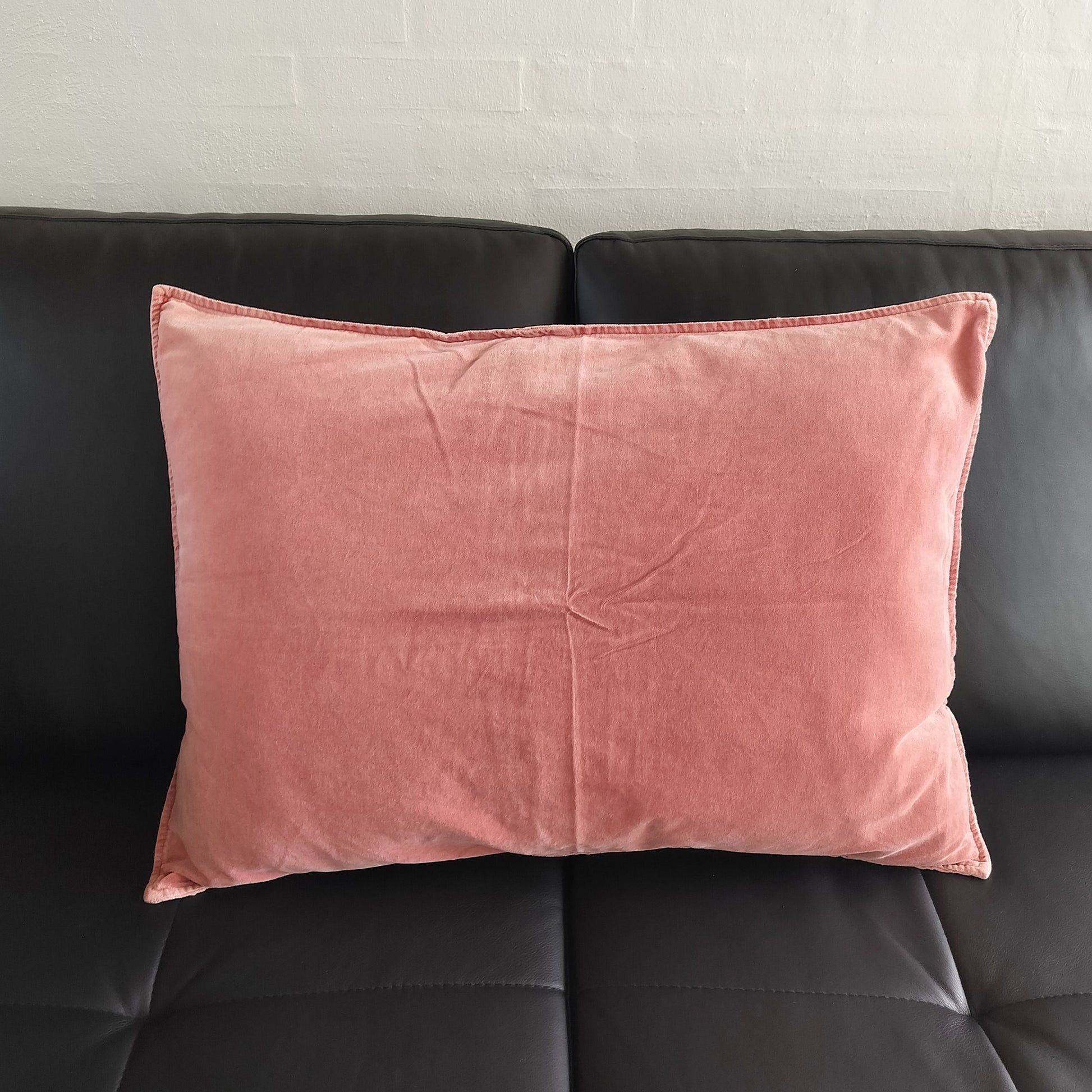 Ib Laursen - Pudebetræk Velour STØVET CORAL 72 x 52 cm