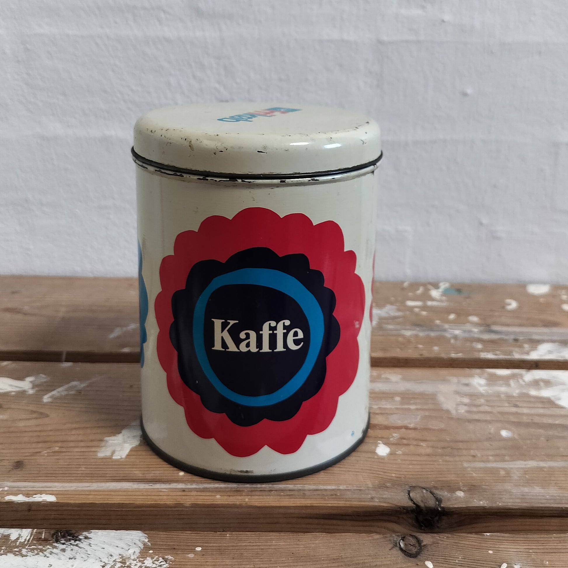 Secondhand - Retro Kaffedåse FRIKØB Ø 11 x H 14,5 cm