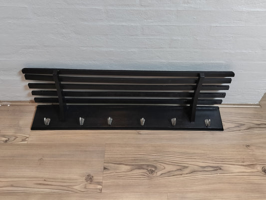 Secondhand - knagerække med hattehylde B 87 x D 28 x H 12,5 cm